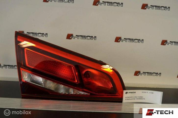 Achterlicht linksbinnen Audi A3 Sportback 8V 8v4945075, Auto-onderdelen, Verlichting, Audi, Gebruikt, Ophalen of Verzenden