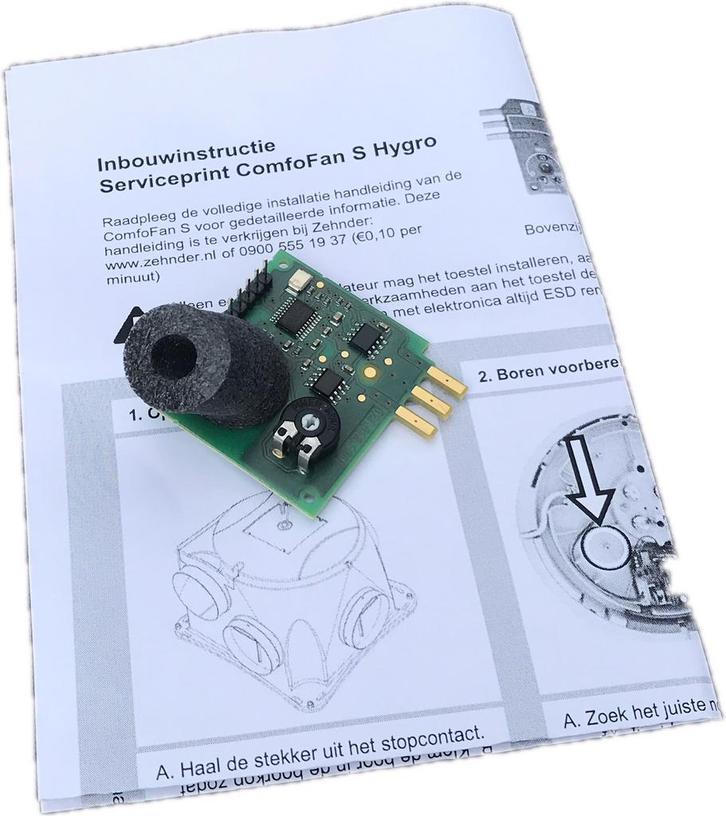 Vochtsensor (Hygrosensor) Zehnder ComfoFan S (Nieuw!), Doe-het-zelf en Verbouw, Ventilatie en Afzuiging, Nieuw, Afzuiger, Ophalen of Verzenden