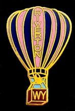 Riverton ballon pin, Verzamelen, Verzenden, Nieuw, Transport, Speldje of Pin