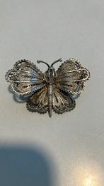 Filigrain broche vlinder, Antiek en Kunst, Ophalen of Verzenden