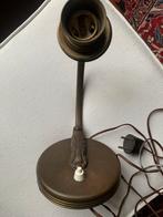 Antiek Messing Wandlampje Armatuur, Ophalen of Verzenden