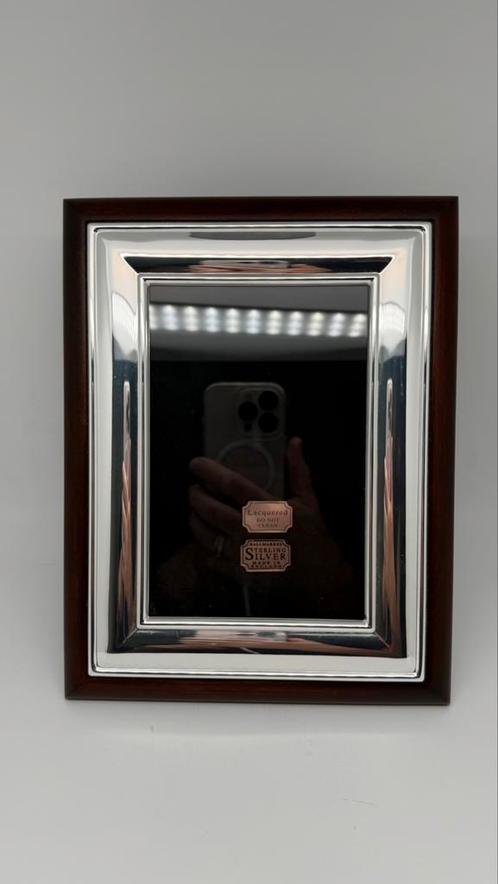 Engels zilveren grote fotolijst, in nieuwstaat zo mooi., Antiek en Kunst, Antiek | Goud en Zilver, Zilver, Ophalen of Verzenden