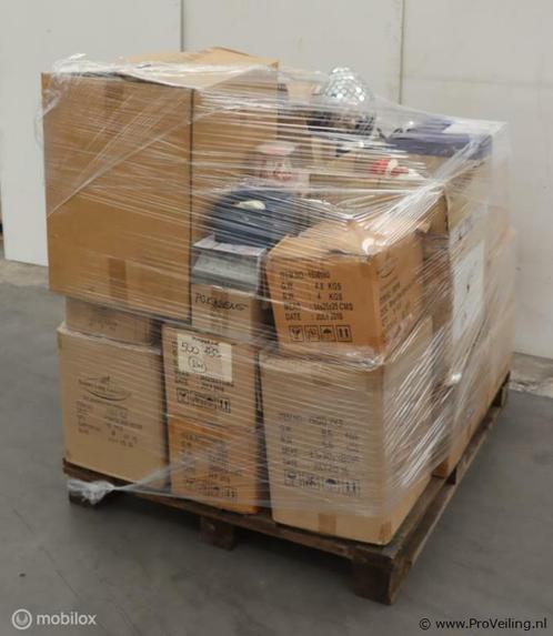 Online Veiling: Partij diversen op pallet bestaande uit o..., Diversen, Rommelmarktspullen, Nieuw