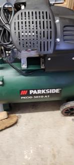 Super compressor - Parkside PKOD 5010 A1, 6 tot 10 bar, Zo goed als nieuw, 25 tot 100 liter, Mobiel