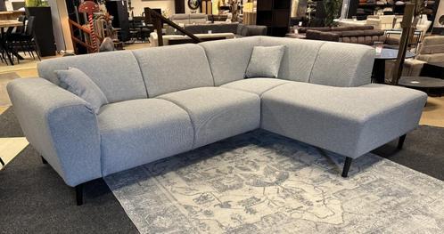Hoekbank Verena 255x175 Grijs Direct/Leverbaar E-2197, Huis en Inrichting, Banken | Bankstellen, Nieuw, Hoekbank, Vierpersoons of meer