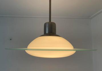 Art deco jaren ‘30 saturnus chrome / glas beschikbaar voor biedingen