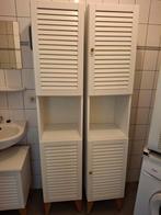3 Delig 2 Stuks badkamerkast en 1 wastafelkast, Huis en Inrichting, Ophalen, Minder dan 50 cm, Overige typen, Zo goed als nieuw