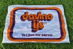 Vintage Davino ijs vlag - 145 x 100 cm, Diversen, Vlaggen en Wimpels, Ophalen of Verzenden, Zo goed als nieuw