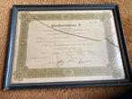 Vrachtwagen chauffeurs diploma 1955, Verzamelen, Ophalen of Verzenden, Gebruikt, Auto's