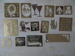 sjablonen, mallen voor embossing (29 stuks 19,50), Hobby en Vrije tijd, Kaarten | Zelf maken, Ophalen of Verzenden, Zo goed als nieuw
