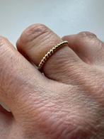 14k Gouden Blush Aanschuifring - Maat 54, Sieraden, Tassen en Uiterlijk, Ophalen of Verzenden, Zo goed als nieuw, 17 tot 18, Dame