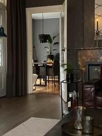 Mooie schijfjeslamp, Zwart, Ophalen of Verzenden, Zo goed als nieuw, 25 tot 50 m²