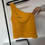 KkCo yellow One-Shoulder Rib Tanktop, Nieuw, Maat 38/40 (M), Zonder mouw, Ophalen of Verzenden