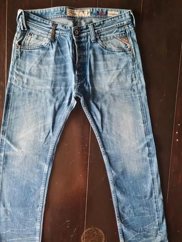 ZGAN CLASSIC REPLAY TILLBOR REGULAR STRAIGHT JEANS SIZE 3432 beschikbaar voor biedingen