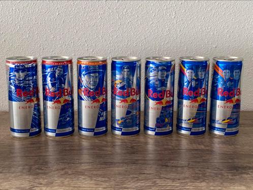 🟧 Max Verstappen Red Bull blikjes compleet editie 1 t/m 6, Verzamelen, Automerken, Motoren en Formule 1, Zo goed als nieuw, Formule 1