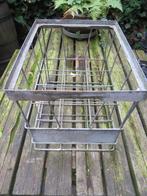 metalen melkkratten/flessenkratten vintage, Antiek en Kunst, Ophalen