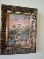 Handgemaakt cobelin 23 bij 30 met de lijst gemeten, Antiek en Kunst, Kunst | Schilderijen | Klassiek, Ophalen of Verzenden