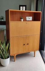 Prachtige vintage teakhouten barkast, Ophalen, Teakhout, 50 tot 100 cm, Zo goed als nieuw