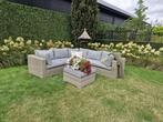Mooie loungeset/tuinset, Ophalen of Verzenden, Zo goed als nieuw, Wicker, 7 zitplaatsen