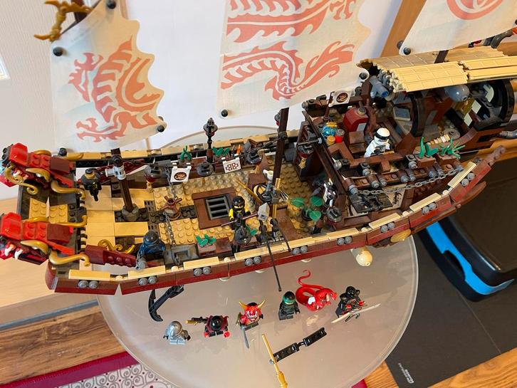 Lego Ninjago Destiny's Bounty 70738, Kinderen en Baby's, Speelgoed | Duplo en Lego, Zo goed als nieuw, Lego, Complete set, Ophalen of Verzenden