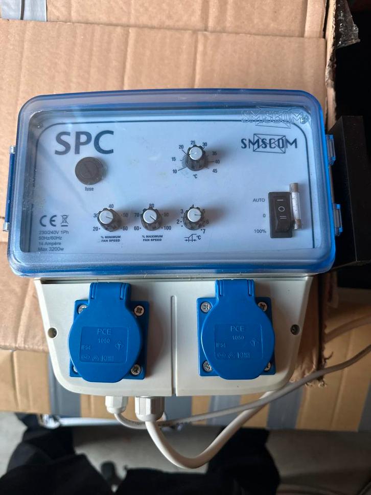 SMSCOM SPC ventilator controller, Doe-het-zelf en Verbouw, Ventilatie en Afzuiging, Zo goed als nieuw, Ophalen