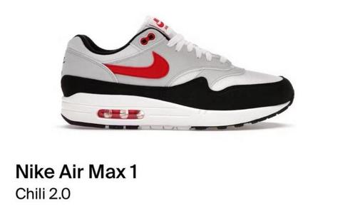 Nike air Max 1 maat 45,5, Kleding | Heren, Schoenen, Nieuw, Zwart, Ophalen of Verzenden