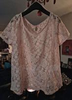 'Kanten' blouse korte mouw, Zeeman, Maat 42/44 (L), Ophalen of Verzenden, Zo goed als nieuw