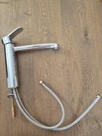Chrome Mengkraan - Wastafelkraan, Doe-het-zelf en Verbouw, Sanitair, Ophalen of Verzenden, Gebruikt, Chroom, Kraan