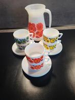 Vintage Servies met Bloemenmotief, Gebruikt, Keramiek, Ophalen of Verzenden, Overige stijlen