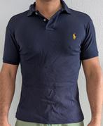 Ralph Lauren Polo Custom Fit Shirt | Donkerblauw | Maat S |, Ophalen of Verzenden, Zo goed als nieuw