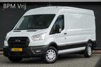 Ford Transit L3H2 2.0Tdci 130PK | Trend 350 | Achteruitrijca, Auto's, Bestelauto's, Voorwielaandrijving, 12 maanden, Stof, Zwart