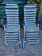 Te koop: 2 Aluminium campingstoelen, Ophalen, Zo goed als nieuw, Campingstoel