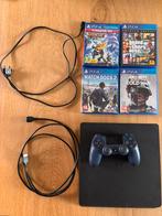 Playstation 4 slim 1tb opslag, Spelcomputers en Games, Ophalen, Zo goed als nieuw, Met 1 controller, Original