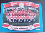 Placemat AJAX eredivisie 2006/2007 inclusief verzenden, Verzamelen, Sportartikelen en Voetbal, Ophalen of Verzenden, Zo goed als nieuw