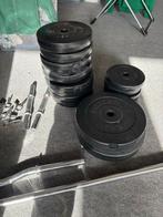 Gewichten Fitness set Halters -stang -  90 kg gewicht, Ophalen of Verzenden, Halterset