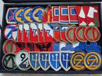 WWII US patch lot, 38 stuks!, Verzenden, Landmacht, Amerika, Embleem of Badge