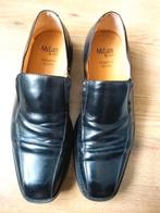 Milan & co leren schoenen loafers - hak defect Maat 41 42, Zwart, Ophalen of Verzenden, Gedragen, Loafers