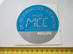 sticker PHILIPS MCC de zelfdenkende autoradio, Ophalen, Zo goed als nieuw