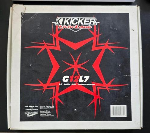 Kicker G12L7 metalen luidspreker grille voor 12" subwoofer, Auto diversen, Autospeakers, Nieuw, Ophalen of Verzenden