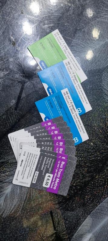 Bus en tram  kaartjes  beschikbaar voor biedingen