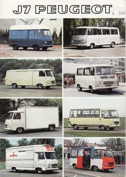 Peugeot J7, 1977, uitgebreid, Boeken, Auto's | Folders en Tijdschriften, Zo goed als nieuw, Peugeot, Ophalen of Verzenden