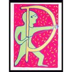 Viola Holt - zeefdruk Boogschutter - 50 x 70 cm, Antiek en Kunst, Ophalen of Verzenden