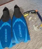 FLippers  Snorkel en Duikbril UIT ORIGINELE DUIKSPORT WINKEL, Ophalen of Verzenden, Gebruikt, Snorkelset