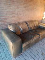 Lederen bank Natuzzi, Huis en Inrichting, Banken | Bankstellen, Ophalen, Gebruikt, Tweepersoons, 75 tot 100 cm