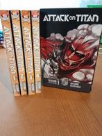 Attack on Titan Boxset season 1 - vol. 1 t/m 4 - aot, Boeken, Strips | Comics, Zo goed als nieuw, Ophalen