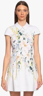 TED BAKER MINI JURK, MAAT 38, (NEW €320) NIEUW💖💖💖, Maat 38/40 (M), Wit, Nieuw, Ophalen of Verzenden