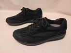 9.5 H 43,5 Durea 948 veterschoenen zwart leer als NIEUW, Zwart, Ophalen of Verzenden, Durea, Sneakers of Gympen