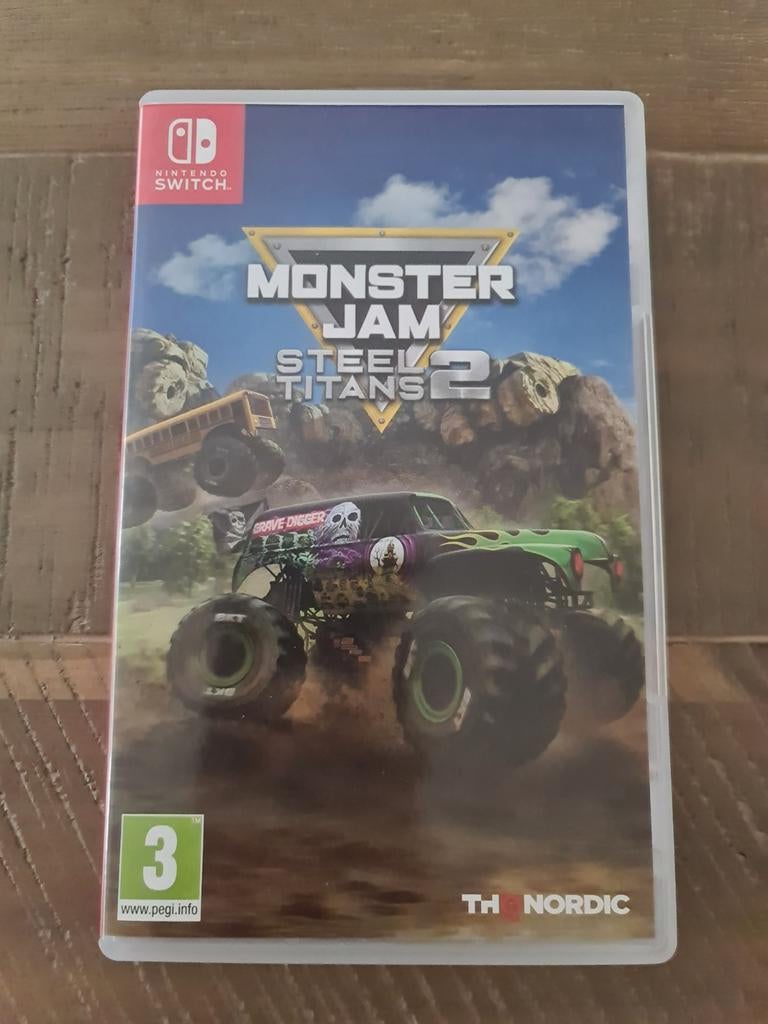 Monster Jam Steel Titans 2 - Nintendo Switch, Ophalen of Verzenden, Zo goed als nieuw, Racen en Vliegen, Vanaf 3 jaar