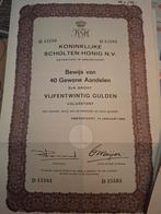 Aandeel Koninklijke Scholten-Honig N.V. 1966, Postzegels en Munten, Aandelen en Waardepapieren, Ophalen of Verzenden, 1950 tot 1970