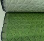 Kvadrat Febrik Triangle 447; groen; 3,9 meter meubelstof, Wol, Ophalen of Verzenden, 30 tot 120 cm, Groen